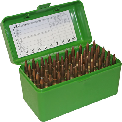 MTM 装弾ボックス ライフル用 50発 RSLD-50 Ammo Box