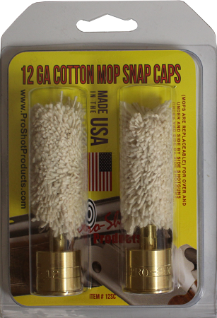 プロショット モップ付きスナップ・キャップ Cotton Mop Brass Snap Caps