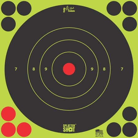 プロショット ブルズアイ標的 Bullseye Peel & Stick Splatter Shot Reactive Targets